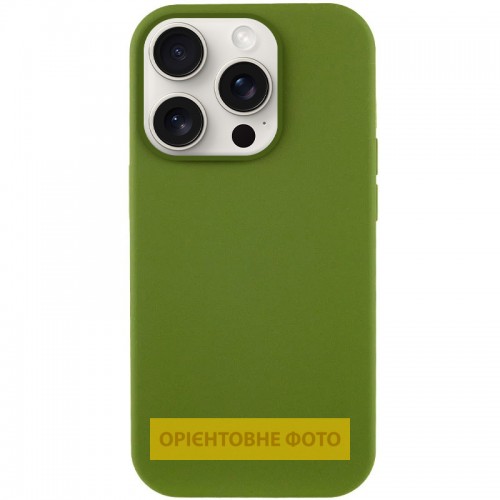 Чехол Silk Full Protective (AA) БЕЗ ЛОГОТИПА для Apple iPhone 17 Pro (6.3") Зеленый / Dark Olive