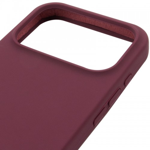 Чехол Silk Full Protective (AA) NO LOGO для Apple iPhone 17 Pro Max (6.9") Бордовый / Plum