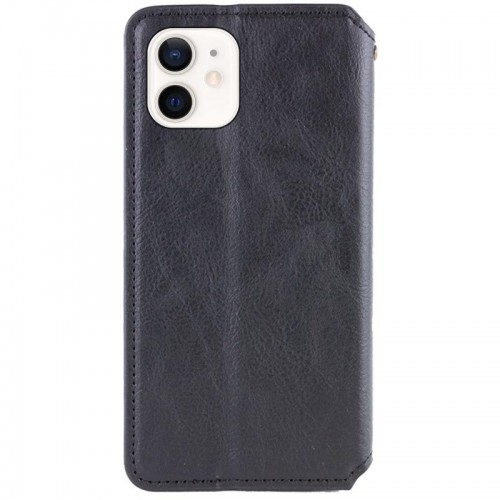 Шкіряний чохол-книжка GETMAN Cubic (PU) для Apple iPhone 11 (6.1") Чорний