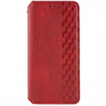 Шкіряний чохол-книжка GETMAN Cubic (PU) для Apple iPhone 13 / 14 (6.1") Червоний