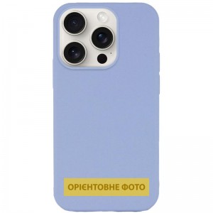 Чехол Silk (AA) БЕЗ ЛОГОТИПА с Magnetic Fit для Apple iPhone 17 Air (6.5") Голубой / Lilac Blue