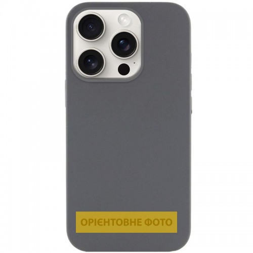 Чохол Silk (AA) NO LOGO with Magnetic Fit для Apple iPhone 17 Air (6.5") Сірий / Dark Gray