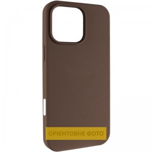 Чохол Silk (AA) NO LOGO with Magnetic Fit для Apple iPhone 17 Pro Max (6.9") Коричневий / Brown