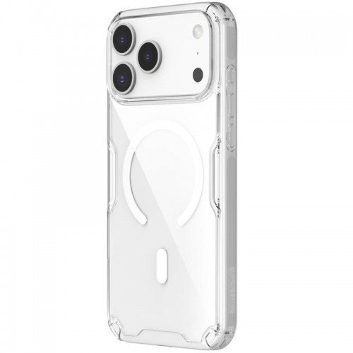 TPU чехол Nillkin Nature Pro Magnetic для Apple iPhone 17 Pro (6.3") Бесцветный (прозрачный)