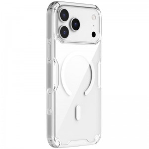 TPU чехол Nillkin Nature Pro Magnetic для Apple iPhone 17 Pro Max (6.9") Бесцветный (прозрачный)