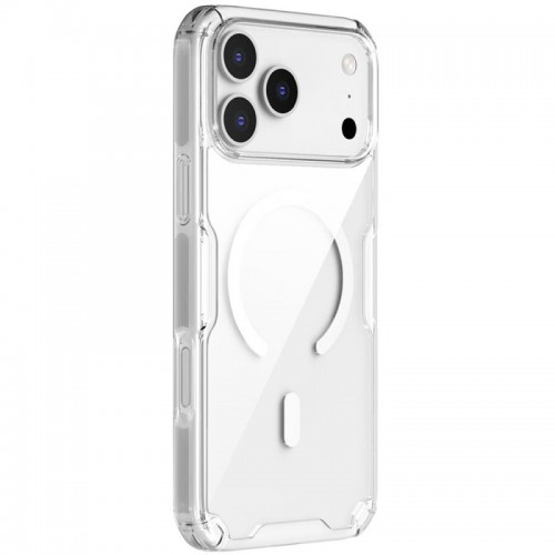 TPU чехол Nillkin Nature Pro Magnetic для Apple iPhone 17 Pro Max (6.9") Бесцветный (прозрачный)