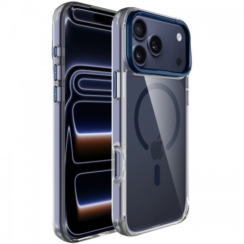 Чохол TPU Space Case Apex with MagSafe для Apple iPhone 17 Pro (6.3") Navy Blue