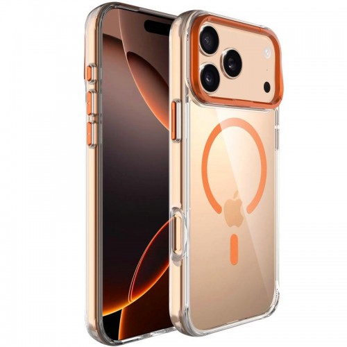 Чохол TPU Space Case Apex with MagSafe для Apple iPhone 17 Pro Max (6.9") Papaya