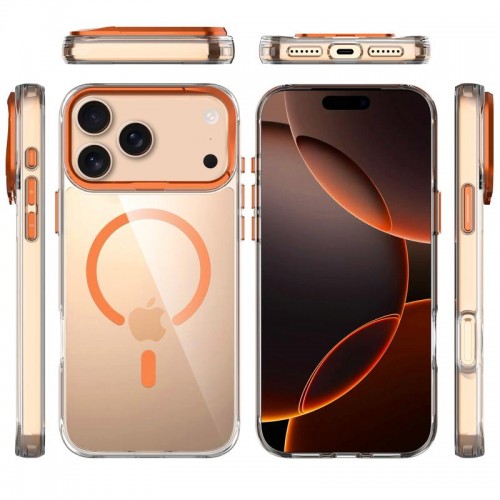 Чохол TPU Space Case Apex with MagSafe для Apple iPhone 17 Pro Max (6.9") Papaya