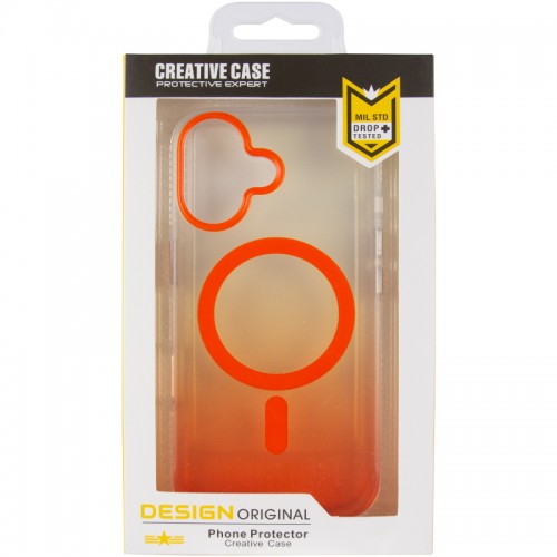 Чохол TPU+PC Phantom with Magnetic Fit для Apple iPhone 17 (6.3") Orange
