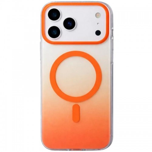 Чохол TPU+PC Phantom with Magnetic Fit для Apple iPhone 17 Pro (6.3") Orange