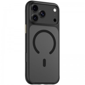 TPU+PC чехол Blueo Skin Friendly Frosted with MagSafe для Apple iPhone 17 Pro (6.3") Черный / Black