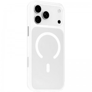 TPU+PC чехол Blueo Skin Friendly Frosted with MagSafe для Apple iPhone 17 Pro (6.3") Белый / White