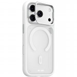 TPU+PC чехол Blueo Frosted Heat Dissipation Stand with MagSafe для Apple iPhone 17 Pro (6.3") Белый / White