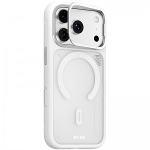 TPU+ПК чехол Blueo Frosted Heat Dissipation Stand с MagSafe для Apple iPhone 17 Pro Max (6.9") Белый / White