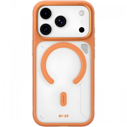 TPU+PC чехол Blueo Frosted Heat Dissipation Stand with MagSafe для Apple iPhone 17 Pro Max (6.9") Оранжевый / Orange