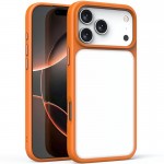 TPU+PC чохол Metal Buttons для Apple iPhone 17 Pro (6.3") Помаранчевий / Orange