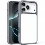 TPU+PC чохол Metal Buttons для Apple iPhone 17 Pro Max (6.9") Сірий / Grey