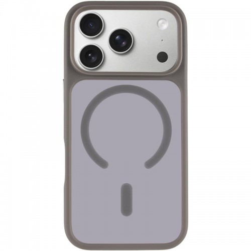 TPU+PC чохол Metal Buttons with MagSafe для Apple iPhone 17 Pro (6.3") Сірий / Grey