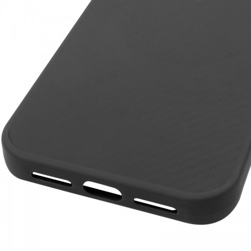 TPU чехол Carbon Protective with Magsafe для Apple iPhone 17 (6.3") Black