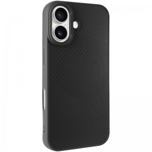 TPU чехол Carbon Protective with Magsafe для Apple iPhone 17 (6.3") Black