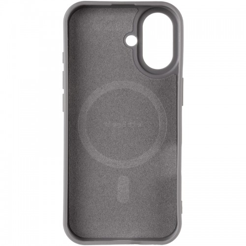 TPU чехол Carbon Protective с MagSafe для Apple iPhone 17 (6.3") Серый