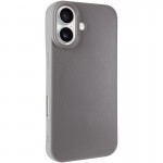 TPU чохол Carbon Protective with Magsafe для Apple iPhone 17 (6.3") Grey