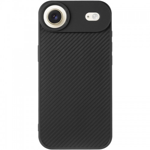 TPU чехол Carbon Protective with Magsafe для Apple iPhone 17 Air (6.5") Black