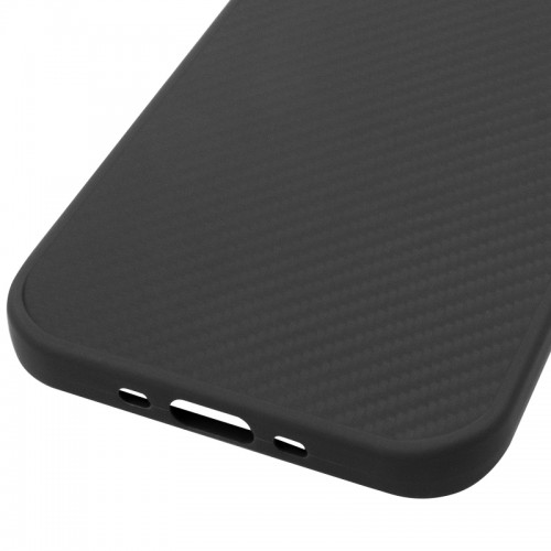 TPU чехол Carbon Protective with Magsafe для Apple iPhone 17 Air (6.5") Black