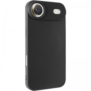 TPU чехол Carbon Protective with Magsafe для Apple iPhone 17 Air (6.5") Black