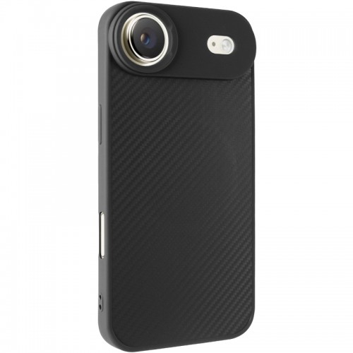 TPU чехол Carbon Protective with Magsafe для Apple iPhone 17 Air (6.5") Black
