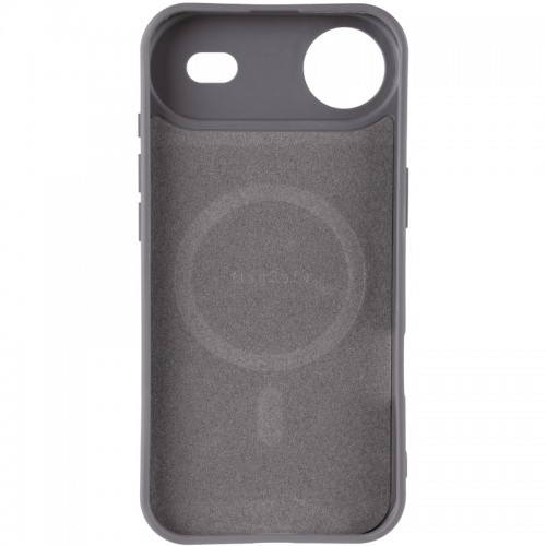 TPU чехол Carbon Protective with Magsafe для Apple iPhone 17 Air (6.5") Серый