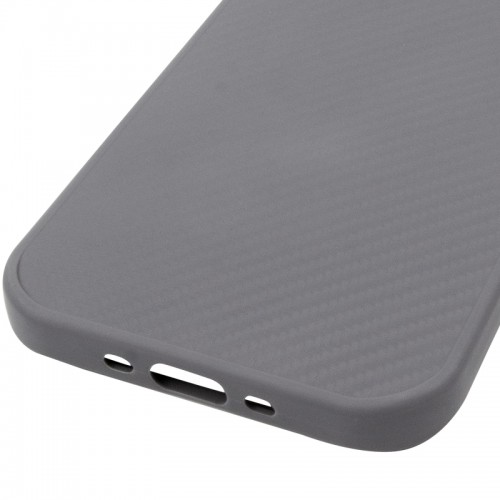 TPU чехол Carbon Protective with Magsafe для Apple iPhone 17 Air (6.5") Серый