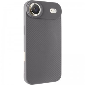 TPU чехол Carbon Protective with Magsafe для Apple iPhone 17 Air (6.5") Серый