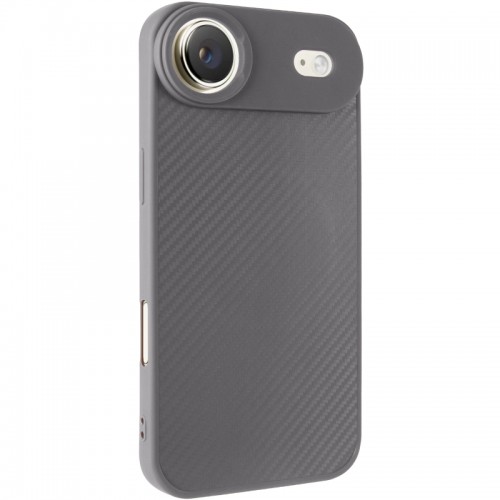 TPU чехол Carbon Protective with Magsafe для Apple iPhone 17 Air (6.5") Серый