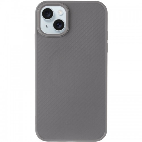 TPU чехол Carbon Protective with Magsafe для Apple iPhone 13 / 14 (6.1") серый