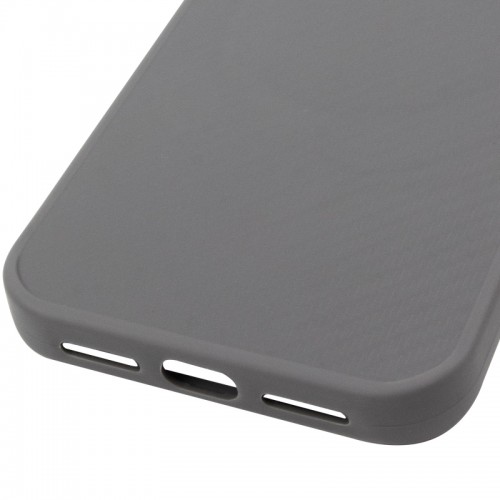 TPU чехол Carbon Protective with Magsafe для Apple iPhone 13 / 14 (6.1") серый