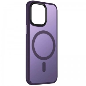 Чехол Ummi Colorful with MagSafe для Apple iPhone 13 / 14 (6.1") Темно-фиолетовый / Dark Purple