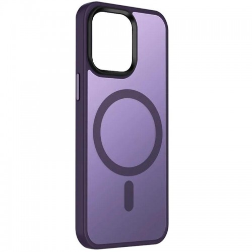 Чехол Ummi Colorful with MagSafe для Apple iPhone 13 / 14 (6.1") Темно-фиолетовый / Dark Purple