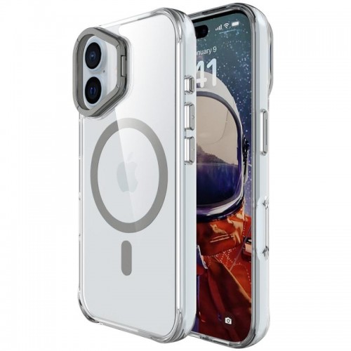 Чохол TPU Space Case Apex with MagSafe для Apple iPhone 17 (6.3") Grey