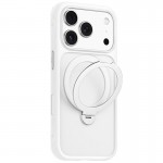 TPU+PC чехол Blueo Skin Friendly 360 Rotatable Stand with MagSafe для Apple iPhone 17 Pro (6.3") Белый