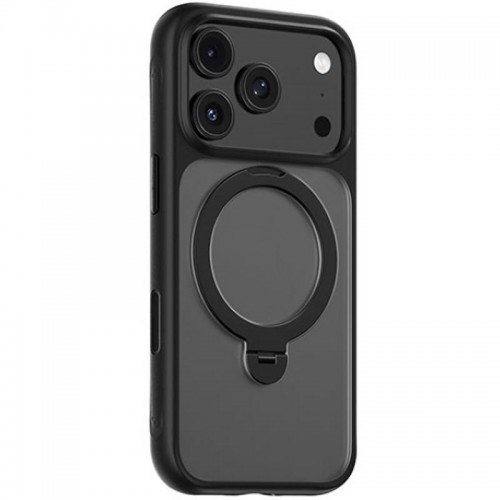 TPU+PC чехол Blueo Skin Friendly 360 Rotatable Stand с MagSafe для Apple iPhone 17 Pro Max (6.9") Черный