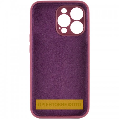 Чохол Silk Full Camera Protective (AA) NO LOGO для Apple iPhone 17 Air (6.5") Бордовий / Plum