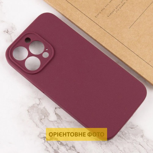 Чохол Silk Full Camera Protective (AA) NO LOGO для Apple iPhone 17 Air (6.5") Бордовий / Plum