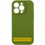 Чехол Silk Full Camera Protective (AA) NO LOGO для Apple iPhone 17 Air (6.5") Зеленый / Dark Olive