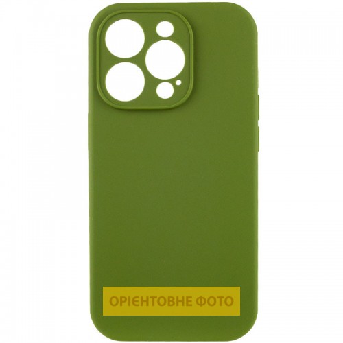 Чохол Silk Full Camera Protective (AA) NO LOGO для Apple iPhone 17 Air (6.5") Зелений / Dark Olive