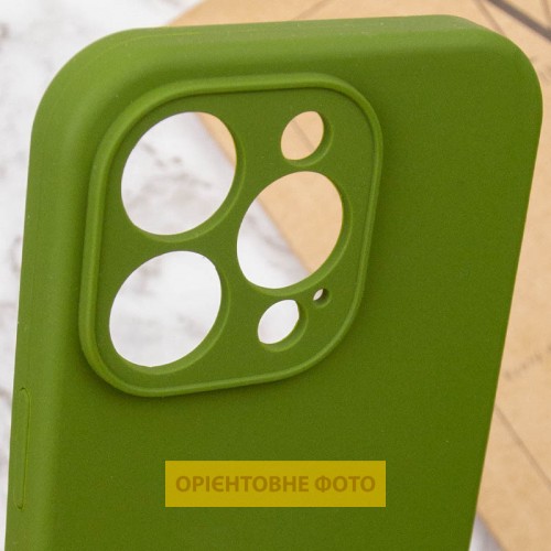 Чохол Silk Full Camera Protective (AA) NO LOGO для Apple iPhone 17 Air (6.5") Зелений / Dark Olive