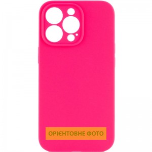 Чохол Silk Full Camera Protective (AA) NO LOGO для Apple iPhone 17 Air (6.5") Рожевий / Barbie pink