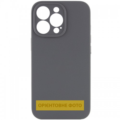 Чохол Silk Full Camera Protective (AA) NO LOGO для Apple iPhone 17 Air (6.5") Сірий / Dark Gray