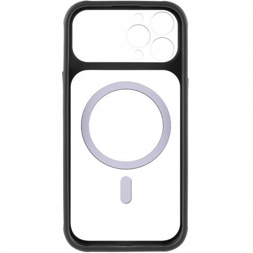Чохол TPU+PC GETMAN Moon Clear with MagSafe для Apple iPhone 12 Pro (6.1") Black